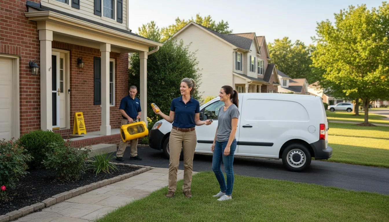 Water restoration image for Emergency Water Removal Services in Alkol, WV